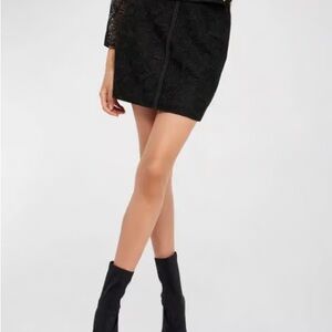 Joie "Maylah" Floral Lace Mini Skirt